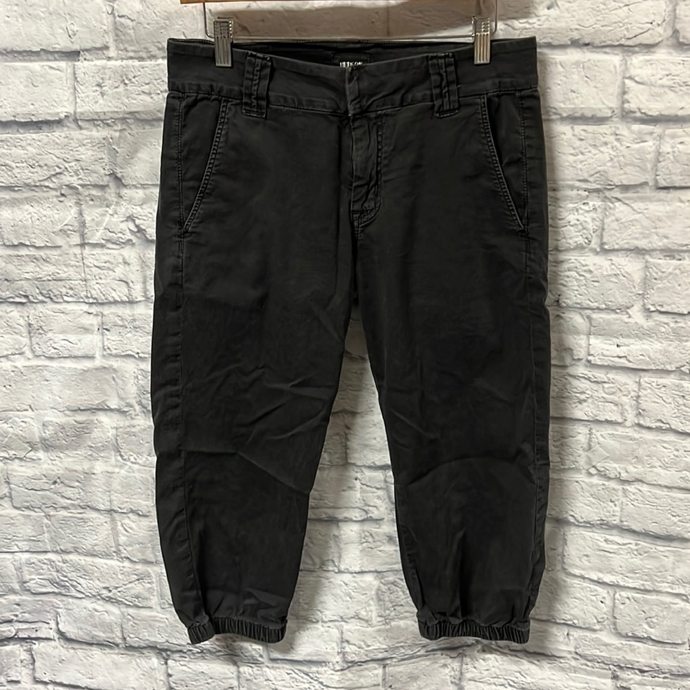 Hudson cropped jeans | washed black | size 26